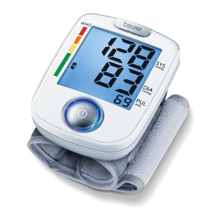 Beurer Moniteur De Pression Arterielle Au Poignet Tensiometre Bc 44 Blanc 65905