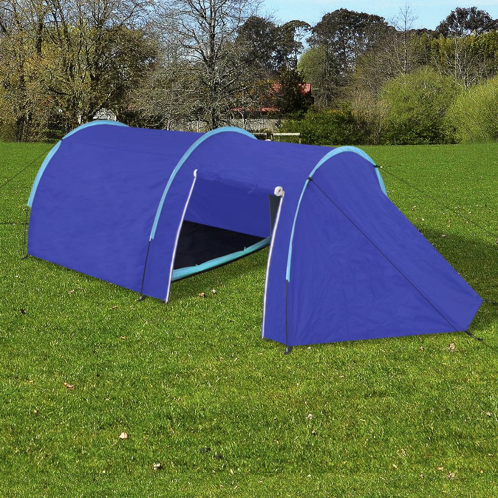 Vidaxl Tente De Camping 4 Personnes Bleu...