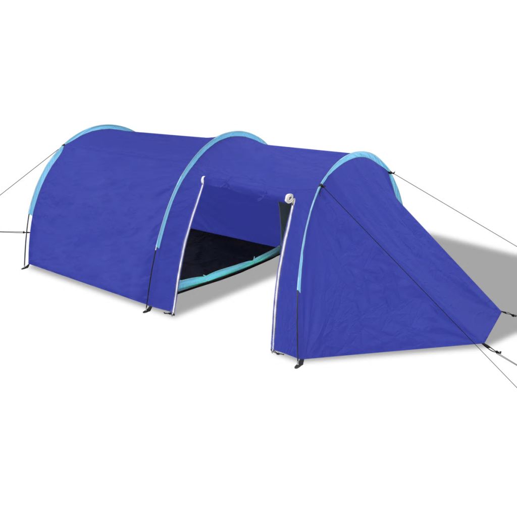 Vidaxl Tente De Camping 4 Personnes Bleu...