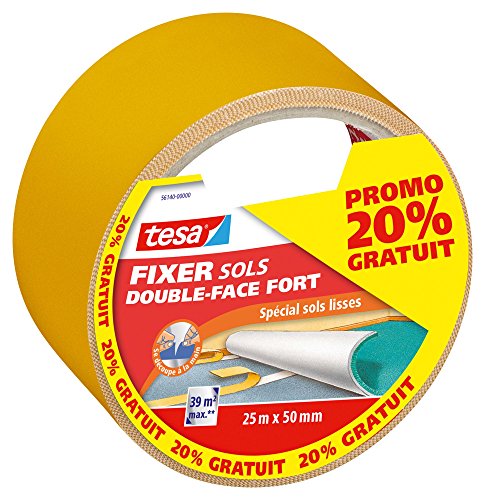 Promo Fixation Sols Double Face Fort 25mx50mm Dont 20 Gr