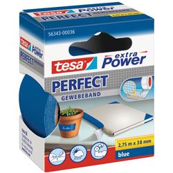 Ruban Adhesif - Tesa - Toile Super Resistant - 275m X 38mm - Bleu - Multi-usages