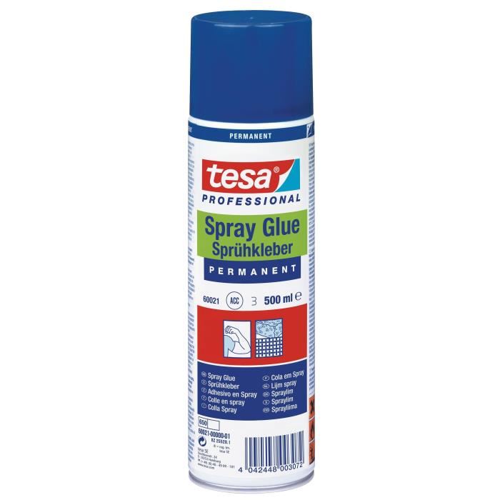 Tesa Colles En A¿rosol Permanent, Contenu: 500 Ml