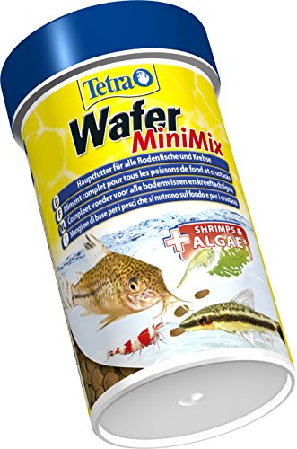 Aliment Complet TetraWafer Mini Mix pour Poissons de Fond et Crustaces - Tetra - 100ml