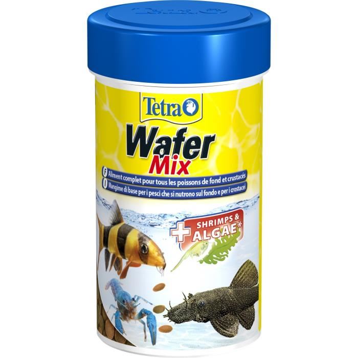 TETRA Aliment complet Wafer Mix - Pour poissons de fond et crustaces - 100ml