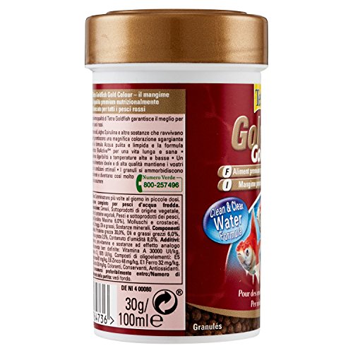 Tetra Goldfish Couleur Or Granules Premium Poisson Alimentaire Exhausteurs De Fo