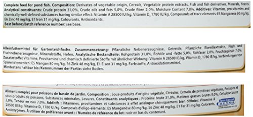 Aliment Complet Pour Poissons De Bassin Colour Sticks 10l - Vitamines Essentiels