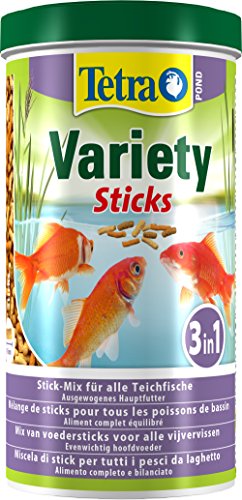 Melange Pond Variety Sticks en Sticks pour Poissons de Bassin - Tetra - 1L