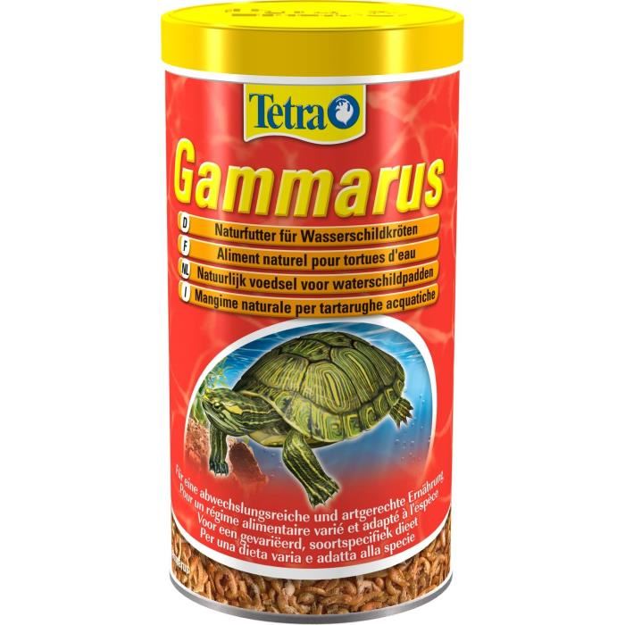 Tetra Repto Delica Gammarus - Tetra - Aliment Complementaire Naturel Pour Les Tortues Deau - 1 L