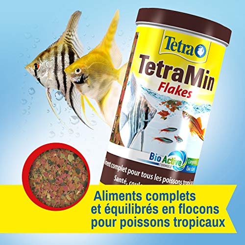 Aliment Complet TetraMin en Flocons pour Poissons Tropicaux - Tetra - 1L