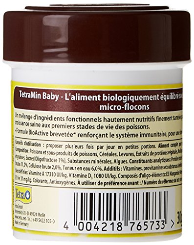 Aliment Complet TetraMin Baby en poudre pour Alevins - Tetra - 66ml