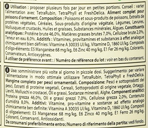 Aliment Complet En Granules Pour Poissons De Pleine Eau Tetra Tetramin 1l