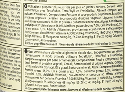 Aliment Complet En Granules Pour Poissons De Pleine Eau Tetra Tetramin 1l