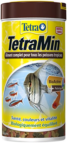 Aliment Complet TetraMin en Flocons pour Poissons Tropicaux - Tetra - 250ml
