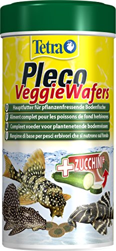 Aliment Complet Pleco Veggie Wafers pour Poissons de Fond Herbivores - Tetra - 250ml
