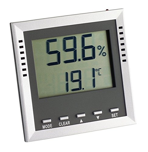 Thermo-hygrometre TFA Klima Guard argent