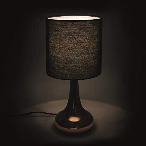Lampe Tactile Cuivre et Noir