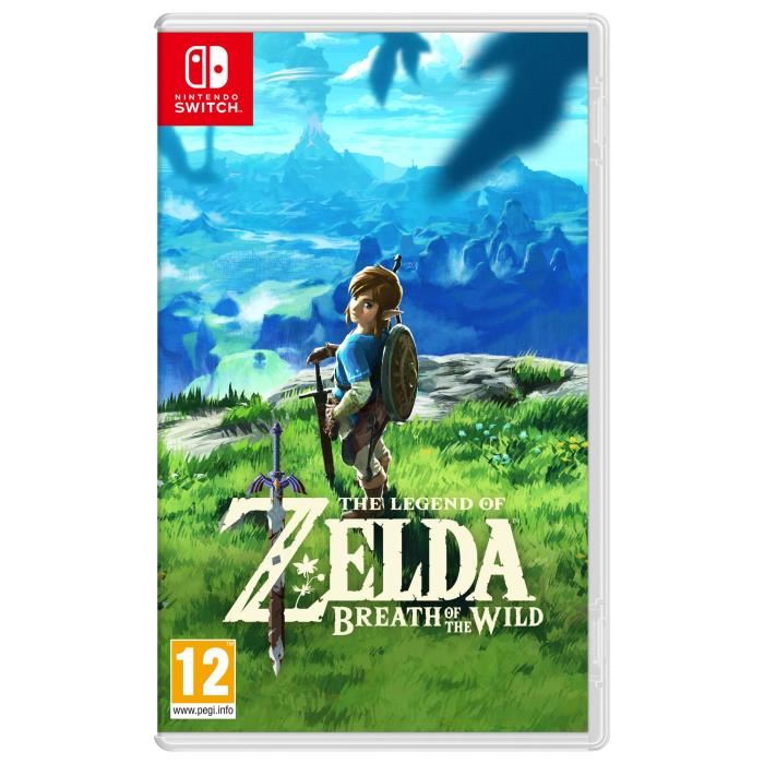 Pack 2 Jeux Switch : The Legend Of Zelda : Breath Of The Wild + Minecraft
