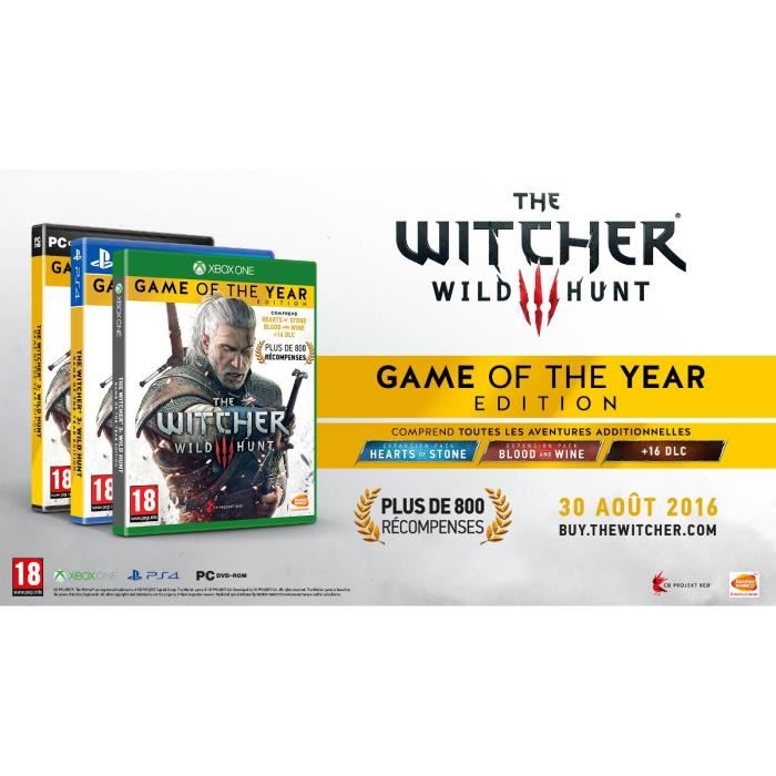 Produits Recycles The Witcher 3 Wild Hunt Goty Occasion Xboxone
