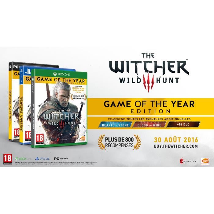 Bandai Namco Games The Witcher Iii Wild Hunt Game Of The Year Edition Ps4