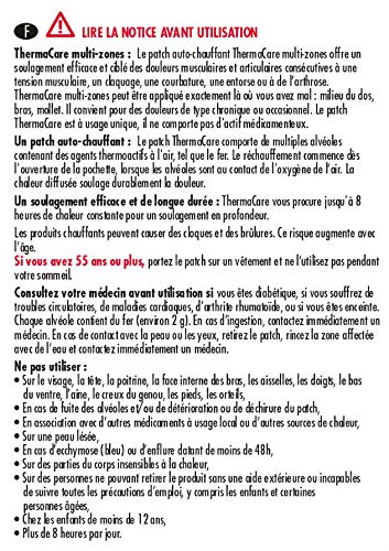 Pfizer Thermacare Patchs Auto-chauffant Multi-zones X3