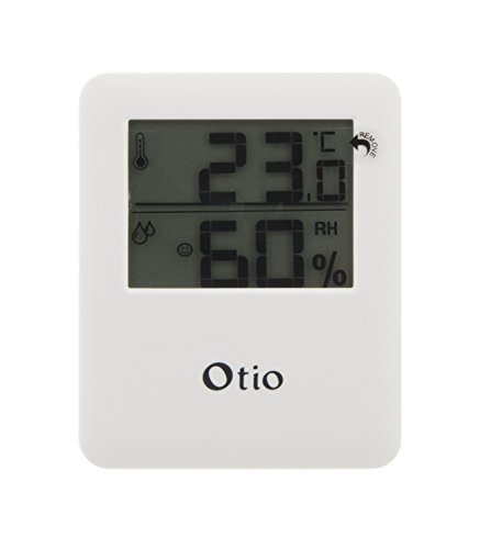 Thermometre Hygrometre Magnetique Otio Blanc Plage Temperature 0°c 50°c Plage Hygrometrie 20 95