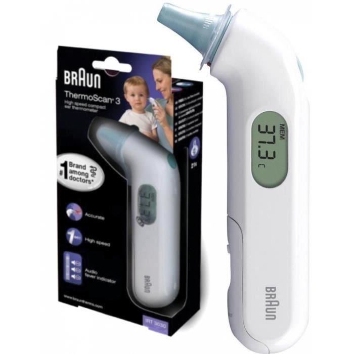 Braun Thermometre Auriculaire Thermoscan 3 Infrarouge