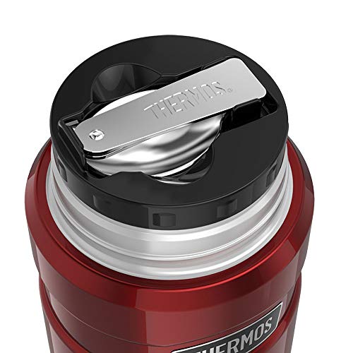 Thermos King Porte Aliments Isotherme - 470ml - Rouge