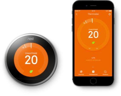 Thermostat Connecte Et Intelligent Filaire Nest Learning Thermostat 3