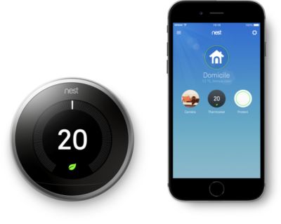 Thermostat Connecte Et Intelligent Filaire Nest Learning Thermostat 3