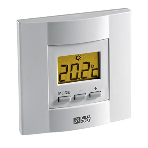 DELTA DORE Thermostat dambiance filaire a touches pour chaudiere TYBOX 21