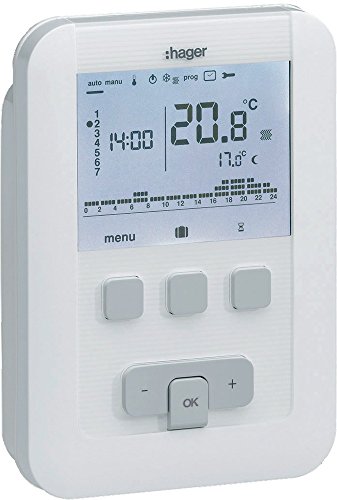 Thermostat d'ambiance programmable digi...