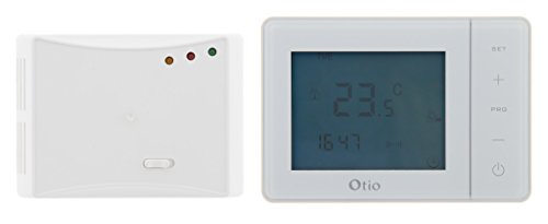 Thermostat Programmable Sans Fil Blanc -...