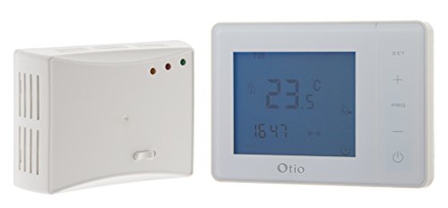 Thermostat Programmable Sans Fil Blanc 