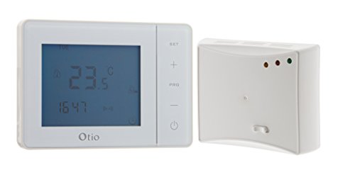 Thermostat Programmable Sans Fil Blanc -...