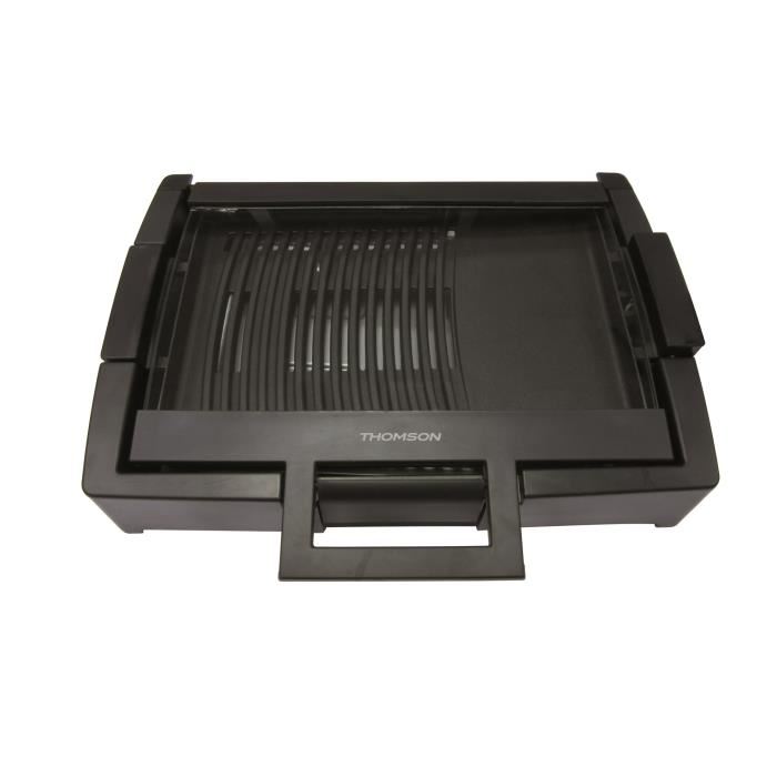 Thomson Thgr47046 Plancha Grill Revetement Anti Adhesif Thermostat Reglable Receptacle Amovible Noir