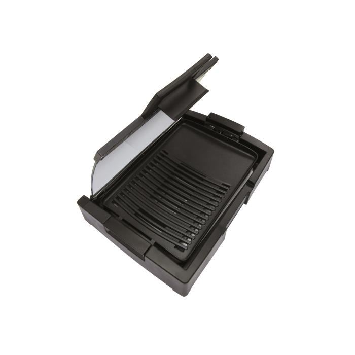 Thomson Thgr47046 Plancha Grill Revetement Anti Adhesif Thermostat Reglable Receptacle Amovible Noir