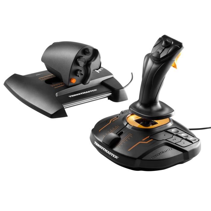 Thrustmaster T16000m Fcs Hotas Joystick Usb Pc Noir Avec Curseur