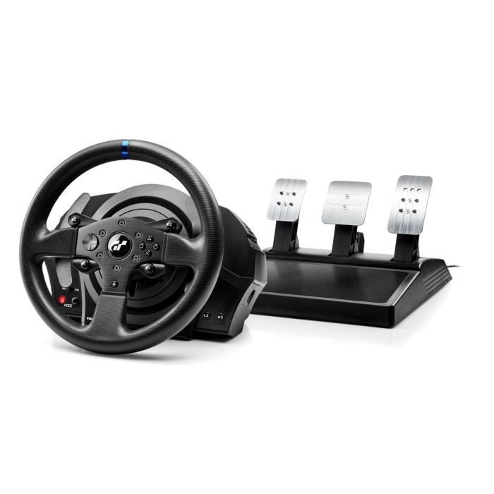 Thrustmaster Tm T300 Rs Gran Turismo Edition Volant Usb Pc, Playstation 5, Playstation 4, Playstation 3 Noir Avec Pedales