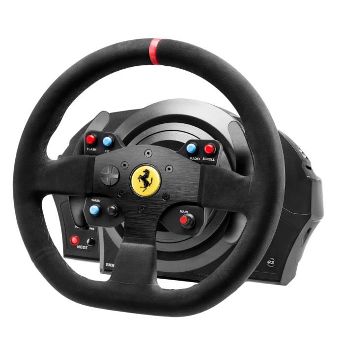 Thrustmaster Volant T300 Ferrari Alcantara Edition - Ps3 / Ps4 / Pc / Fonctionne Avec Les Jeux Ps5