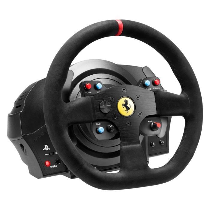 Thrustmaster Volant T300 Ferrari Alcantara Edition - Ps3 / Ps4 / Pc / Fonctionne Avec Les Jeux Ps5