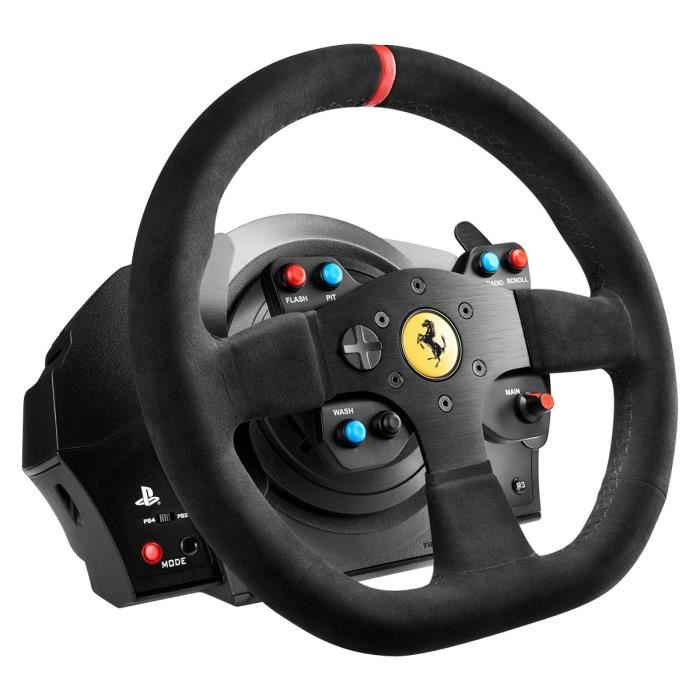 Thrustmaster Volant T300 Ferrari Alcantara Edition - Ps3 / Ps4 / Pc / Fonctionne Avec Les Jeux Ps5