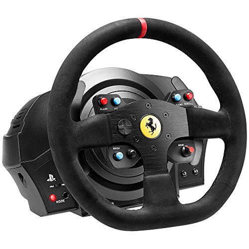 Thrustmaster Ferrari T300 Integral Racing Alcantara Ensemble Volant Et Pedales Filaire Pour Pc Sony Playstation 3 Sony Playstation 4
