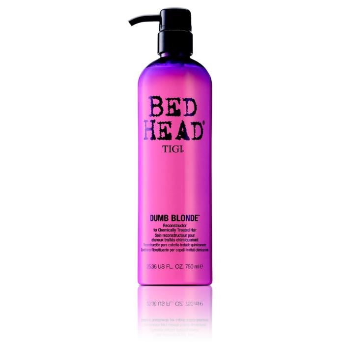 Tigi Bed Head Dumb Blonde Apres Shampoing Pour Cheveux Traites Chimiquement 750 Ml
