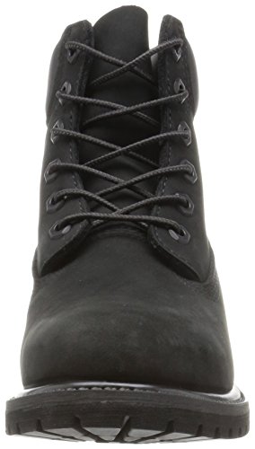 Timberland Bottines 6 Pouces De Qualitaa© Supaa©rieure En Cuir Nubuck Noir Noir 39 Female