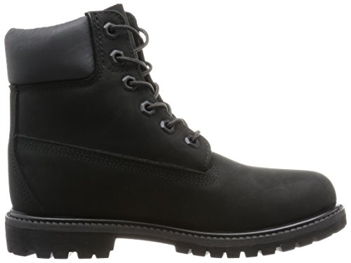 Timberland Bottines 6 Pouces De Qualitaa© Supaa©rieure En Cuir Nubuck Noir Noir 39 Female