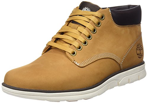 Bottine Timberland Bradstreet Daim Jaune Mais Lacets Basse