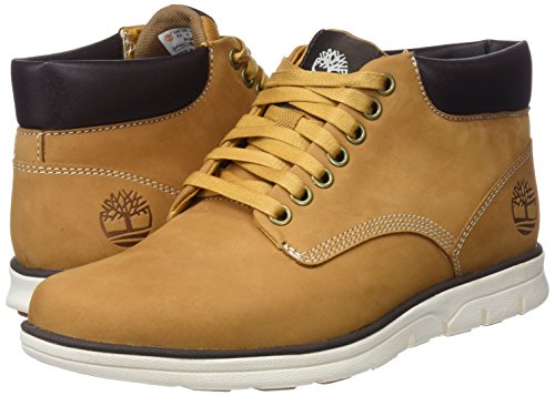 Bottine Timberland Bradstreet Daim Jaune Mais Lacets Basse
