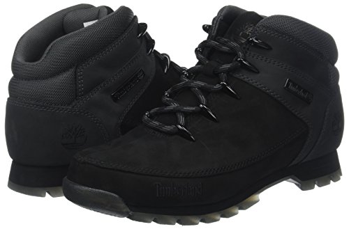 Boots Timberland Bottine Mi-haute A Lacets Pour Homme En Noir Euro Sprint Noir