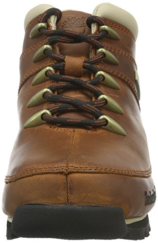 Timberland - Euro Sprint Mid Lace Up Boot Brown Pour Homme En Cuir - Taille 9 Us