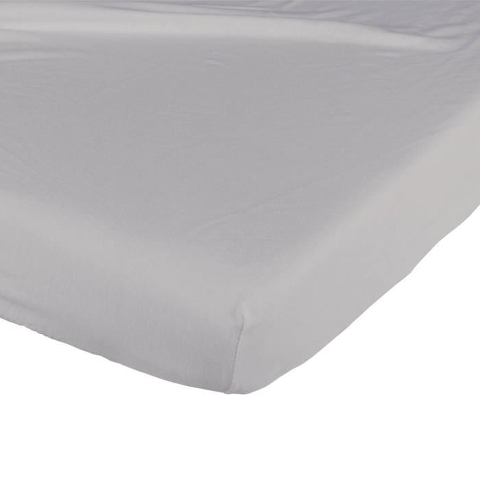 Tineo Draps Housse Blanc / Gris 70 X 140 Cm Lot De 2